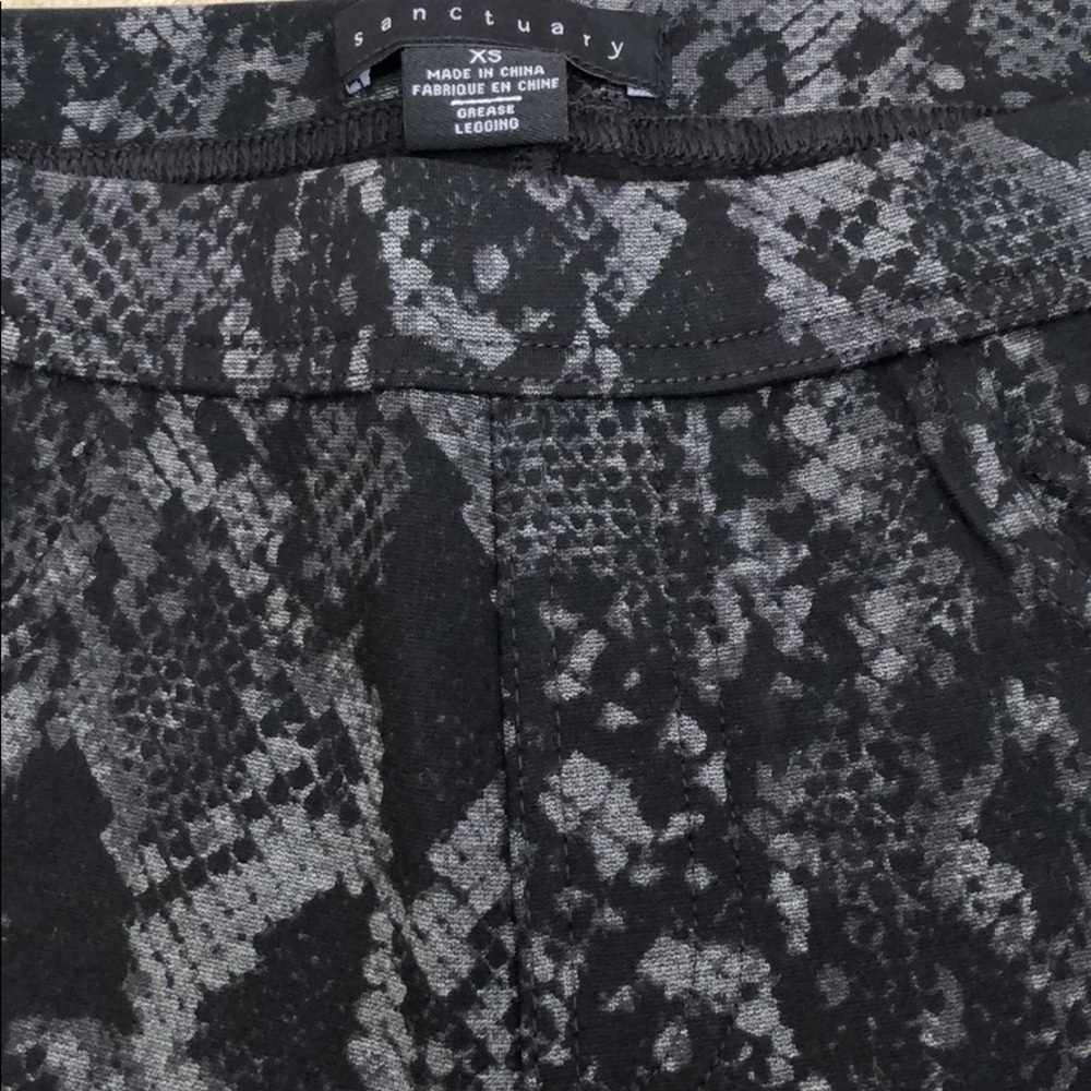 Anthropologie Sanctuary Snake-Printed Leggings - Picture 6 of 13